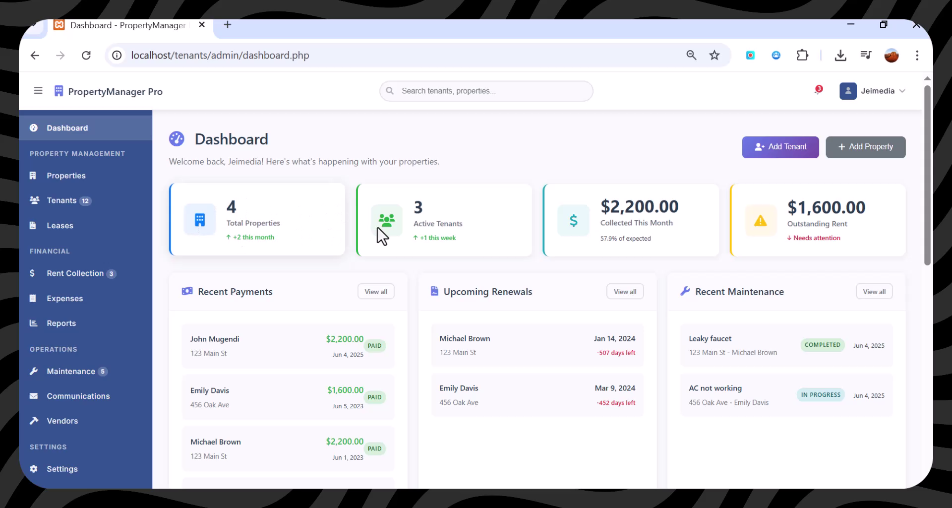 Advanced Property Management Pro